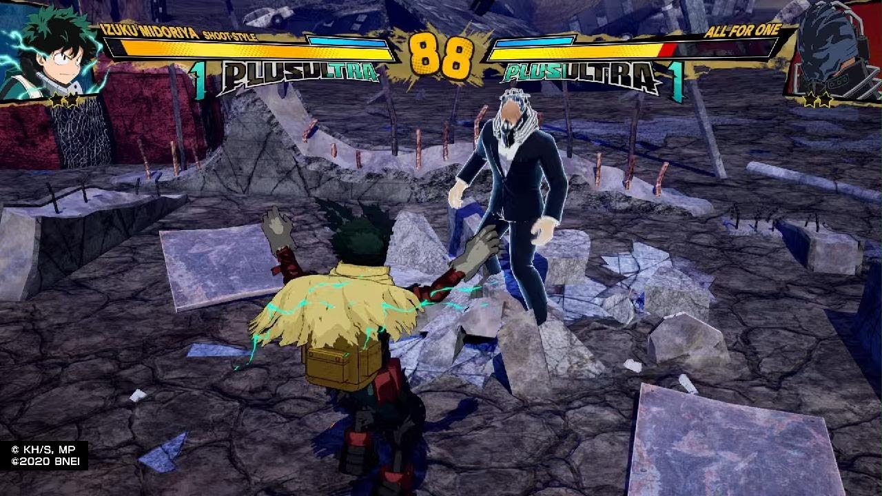 MY HERO ONE'S JUSTICE 2: Vigilante Deku Vs All For One