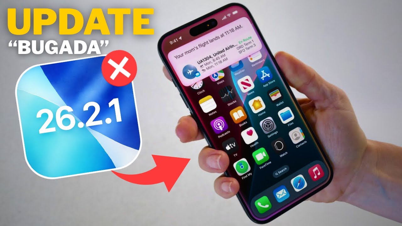 iOS 26.2.1 causando falhas, congelamentos e consumo severo da bateria 🔥
