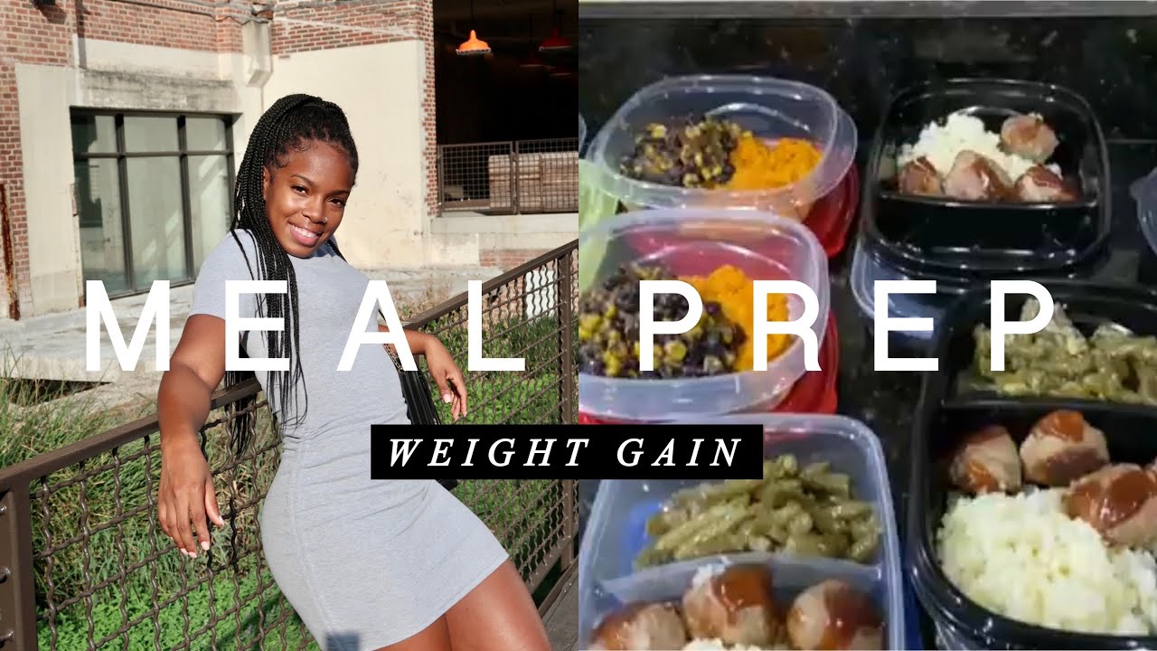 COOK WITH ME // Easy Weight Gain Meal Prep You Must Try!