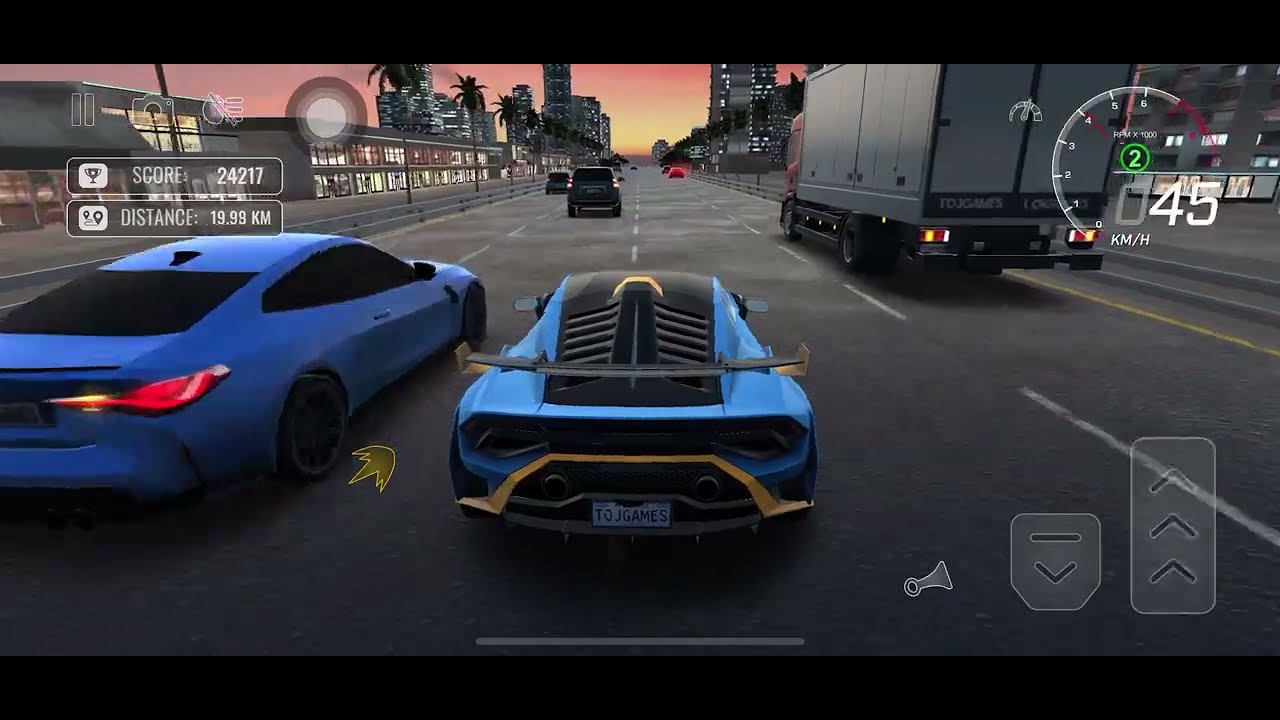 Traffic Racer Pro: Car Racing (Till The Accident) High Score 65,074 points