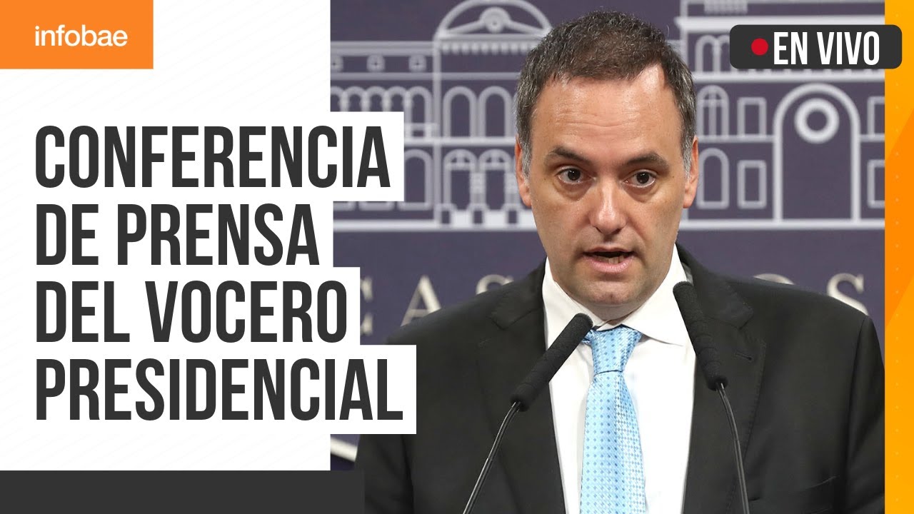 Conferencia de prensa del vocero presidencial, Manuel Adorni (29/11/2024)