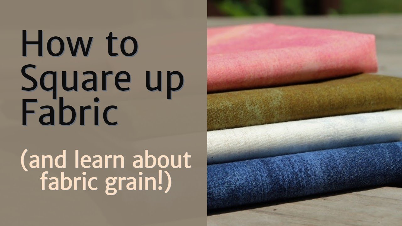 Squaring up fabric