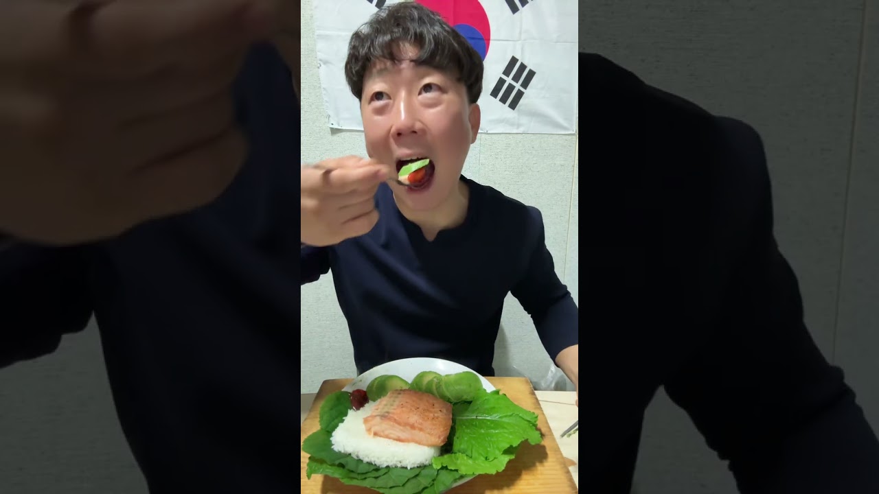 Ужин корейца чек семга 🍣 