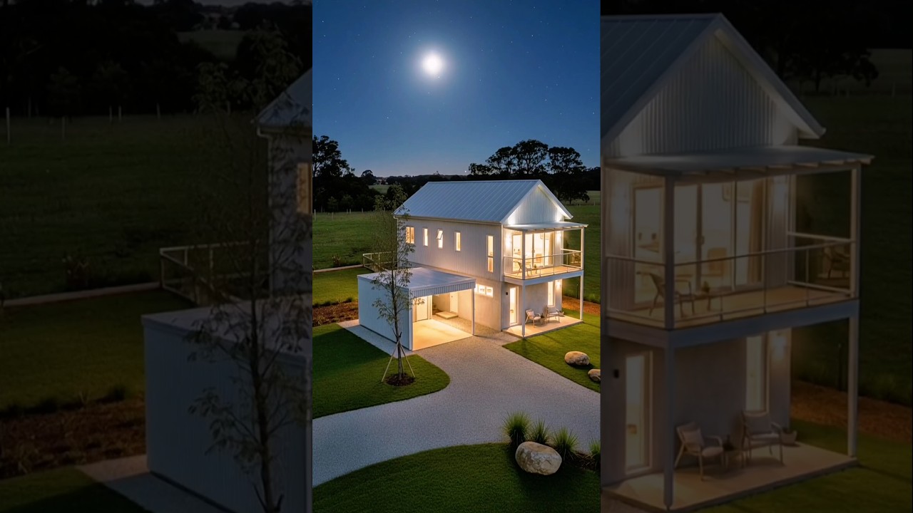 From Dirt to Modern Farm Barn House 