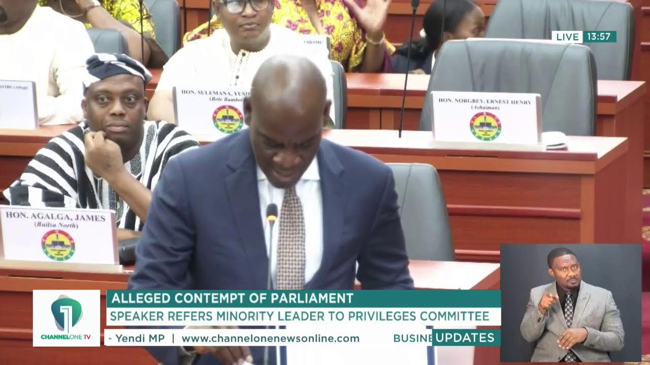 LIVE NOW!!! | Speaker Bagbin Rules on Contempt Complaint on Afenyo-Markin | Parliament Proceedings