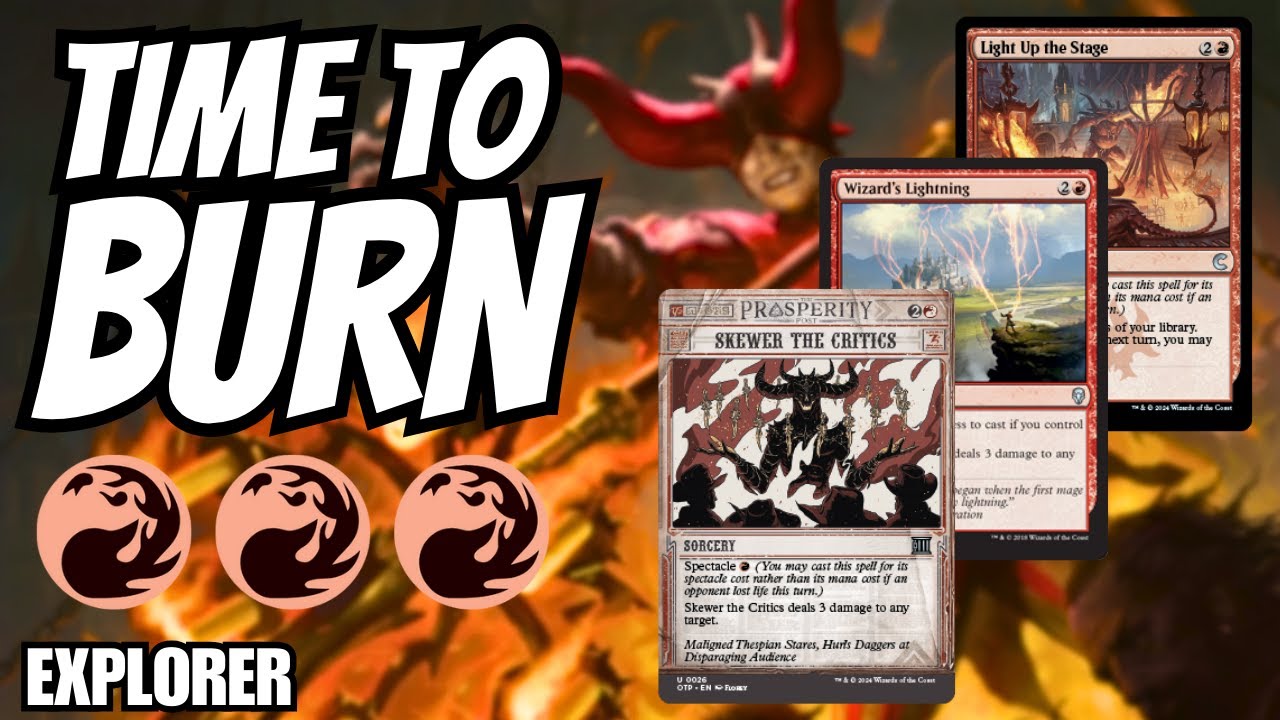 MTG Arena Explorer Qualifier Play In  | Mono Red Aggro Gameplay #mtg