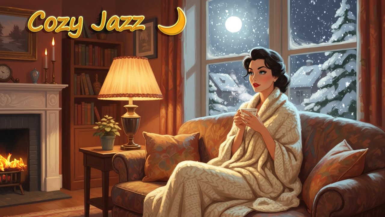 Cozy Night Jazz 🌙 Soft & Peaceful Evening Music