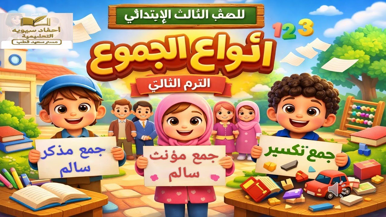 أنواع الجموع | الأساليب والتراكيب – الصف الثالث الابتدائي