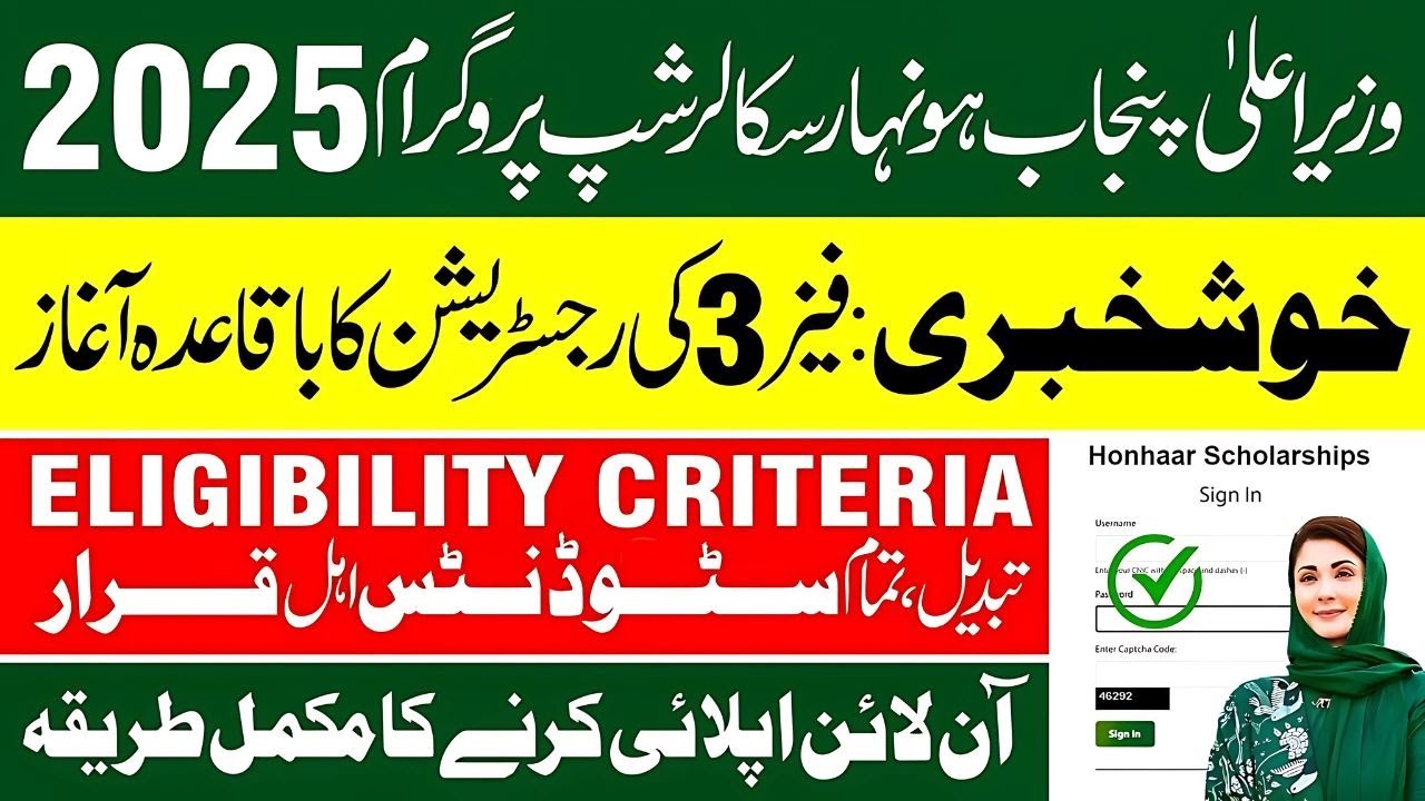 How to Apply for Honhaar Scholarship phase 3 2025 | Honhaar Scholarship Program 2025 | Mr Software