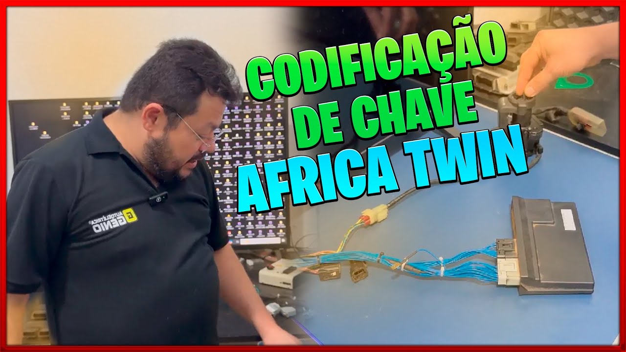 CODIFICAÇÃO DE CHAVE DA AFRICA TWIN!