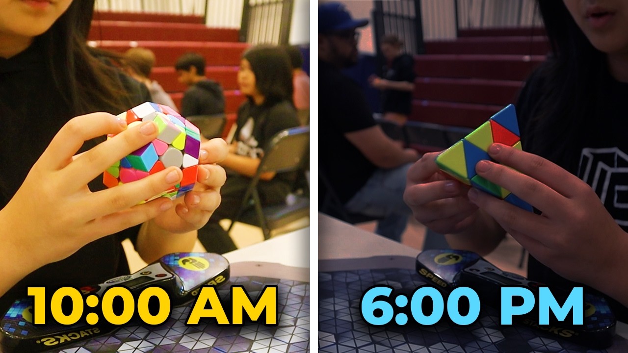A Day In The Life at a Rubik's Cube Competition
