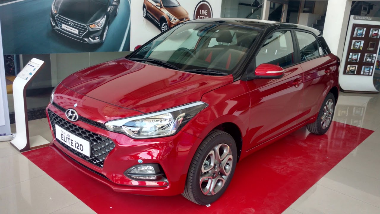 Hyundai New ELITE i20 Asta Variant Red Passion Dual Tone Colour - Walkaround!!