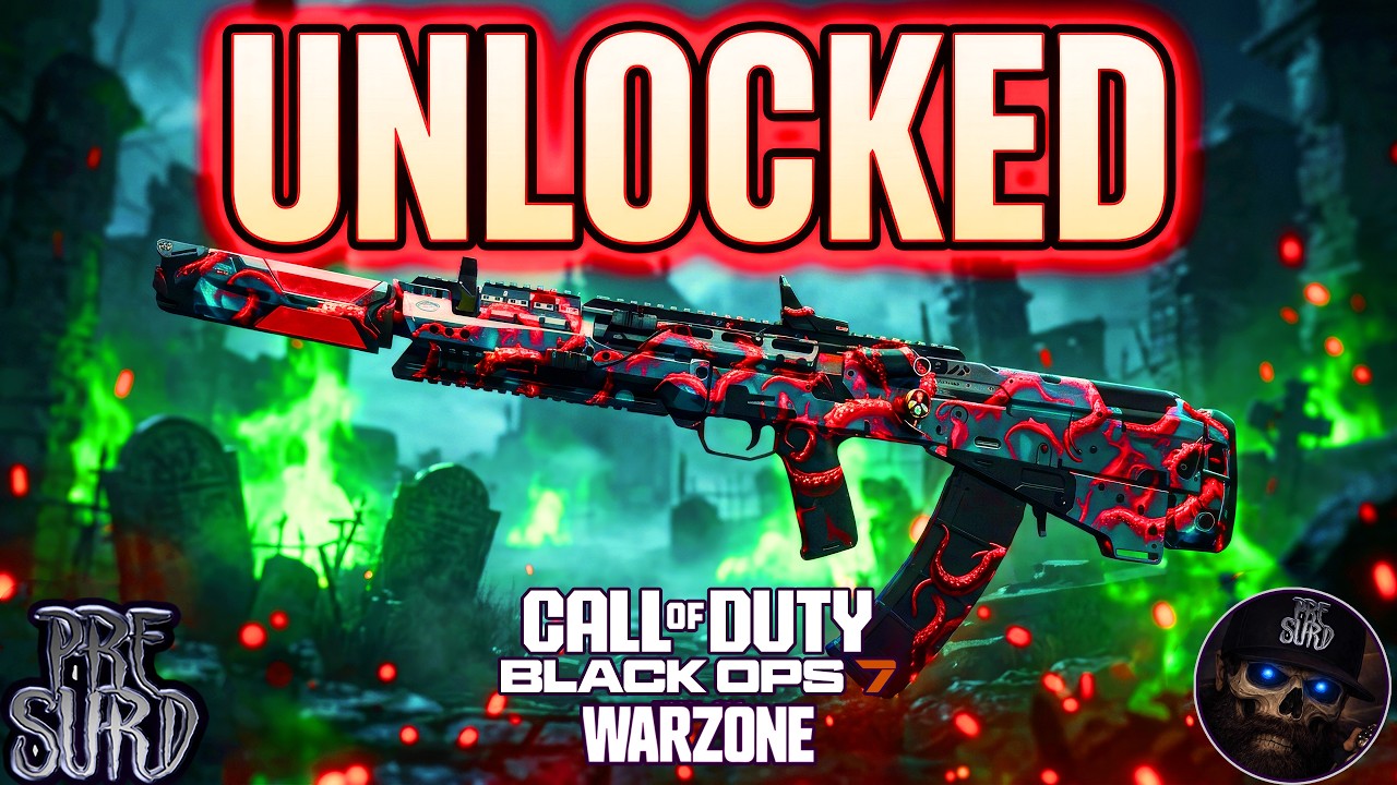 I Unlocked the SECRET Crimson Crawler Camo 👀 | BO7 Warzone Haunting Event!