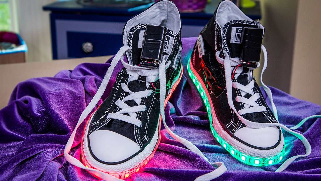 Home & Family - DIY Light Up Shoes