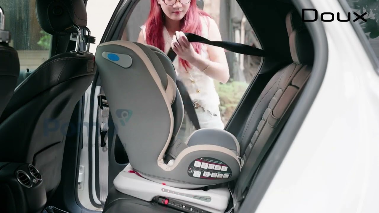 Lắp đặt ghế an toàn ô tô DOUX không ISOFIX