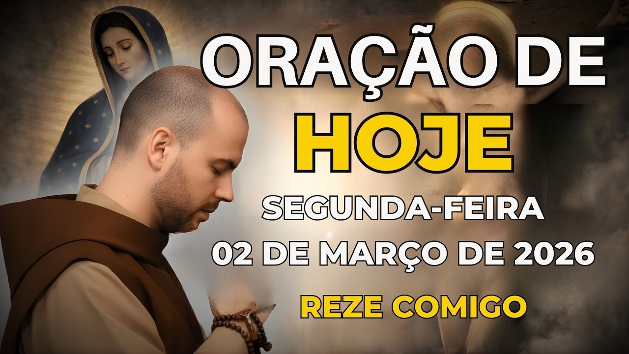 TERÇO DE HOJE 02/03/2026 - SEGUNDA-FEIRA - MISTÉRIOS GLORIOSOS: SANTO TERÇO 18 HORAS