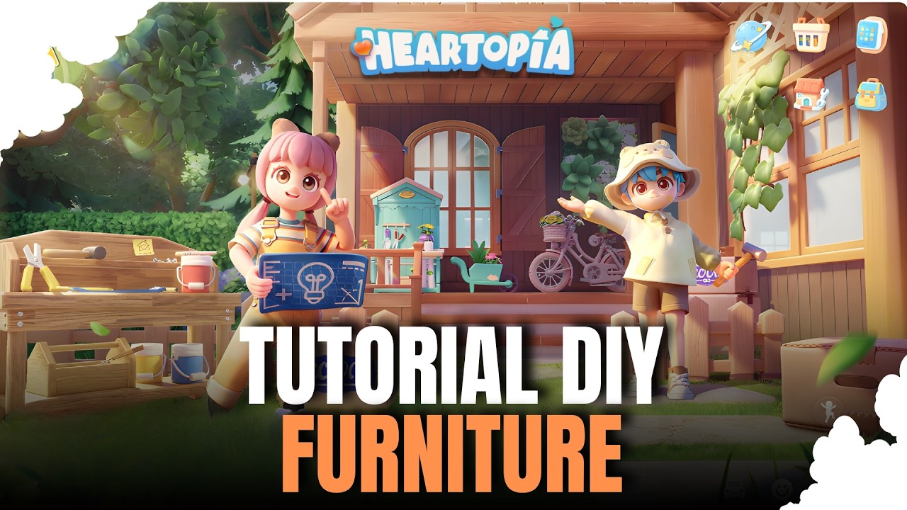 No Glitch GUIDE DIY Furniture Untuk F2P - Heartopia
