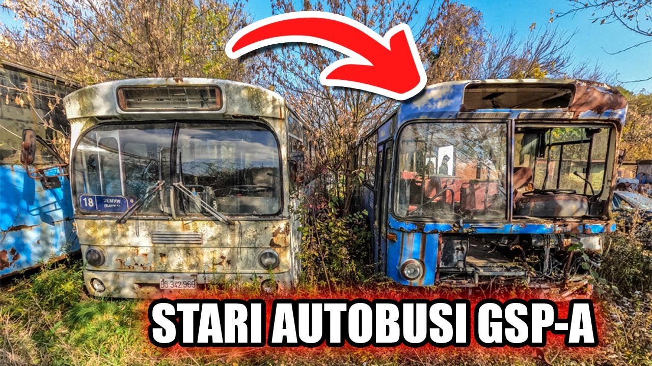 PRONAŠLI STARE NAPUŠTENE AUTOBUSE GRADSKOG PREVOZA!
