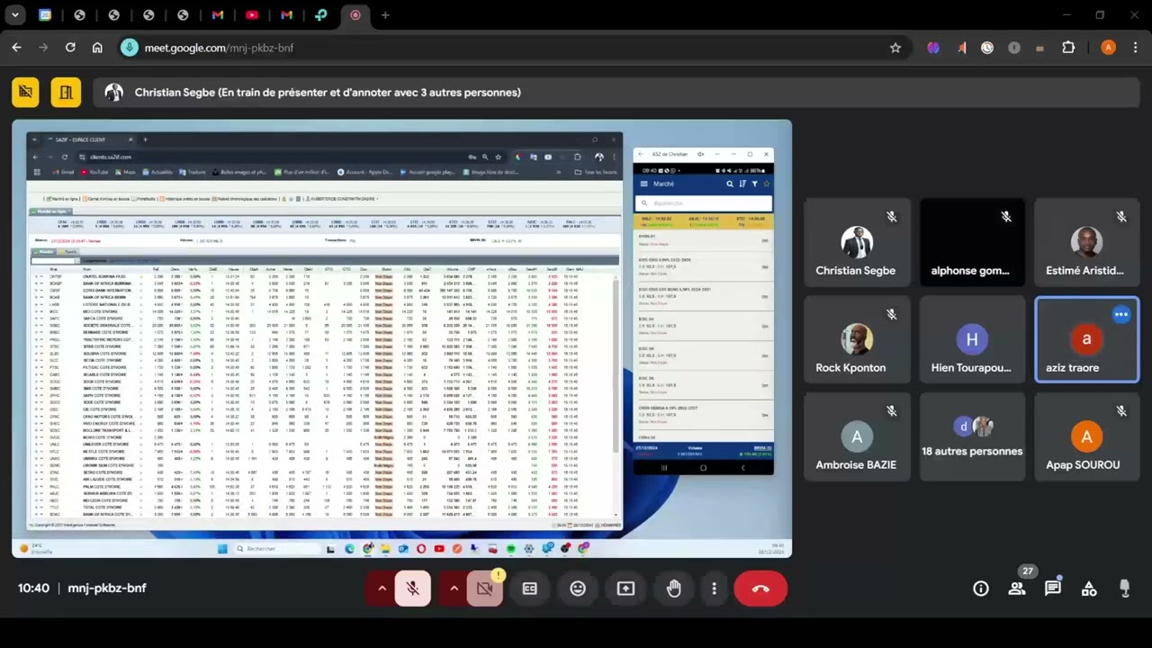 BRVM: Plateforme de Trading, SA2IF