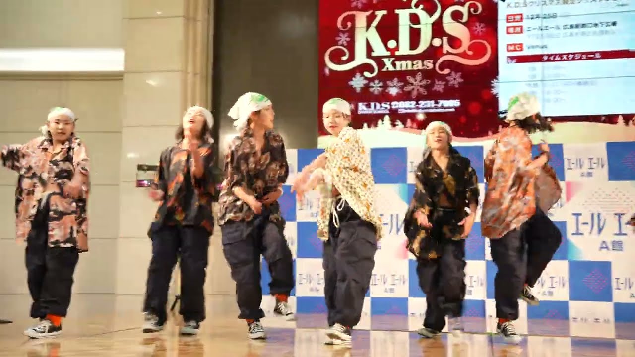 1部①強化HEROナンバー  K.D.S Xmas in エールエール広島【4K60P高画質】2022・12・25