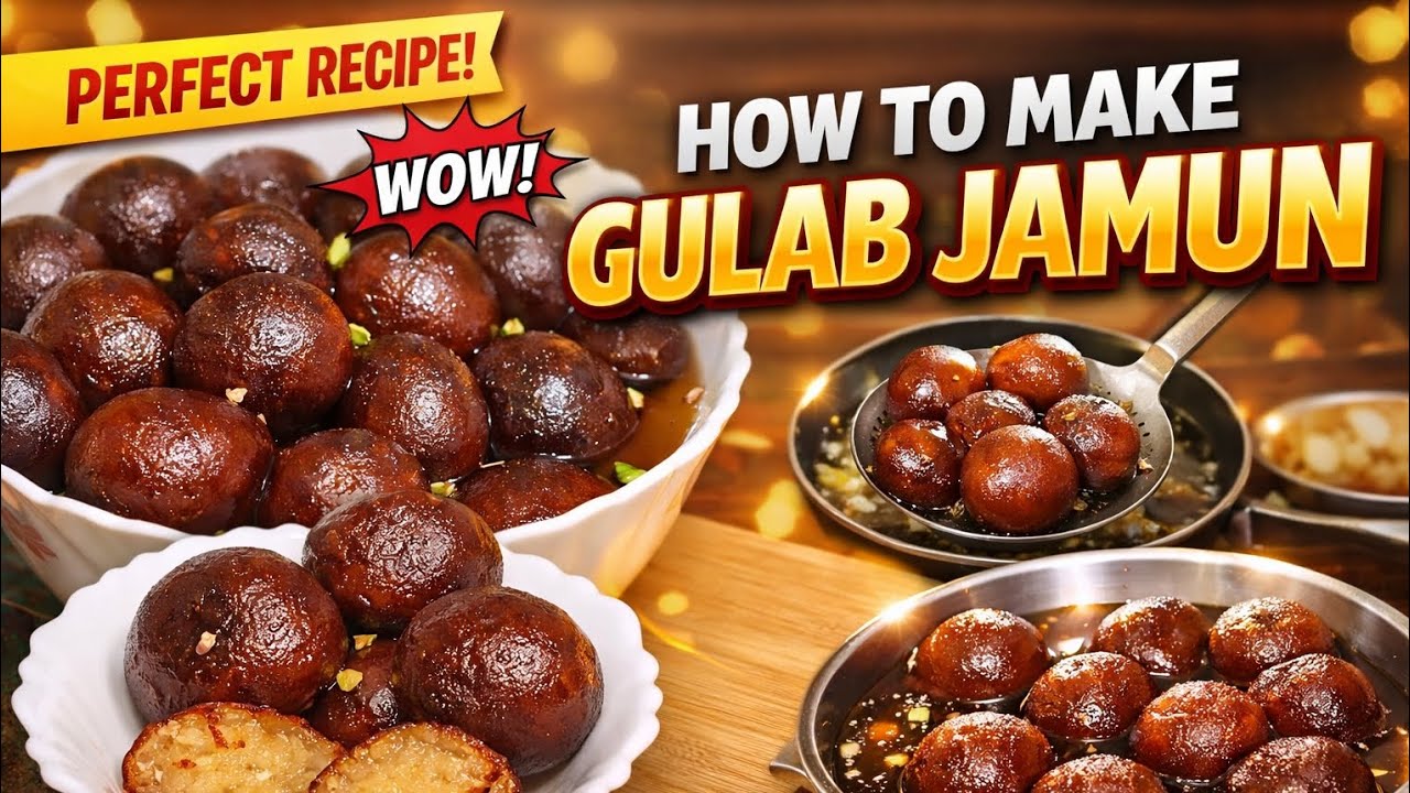 Ek Dum Soft Gulab Jamun Recipe | Ye Galti Karte Ho Isliye Fat Te Hai | Perfect Gulab Jamun....