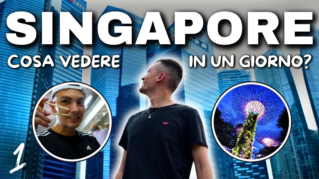 SINGAPORE E' PAZZESCA! COSA VEDERE IN UN GIORNO? - VIAGGIO NEL SUD EST ASIATICO #1 🇸🇬🏙️