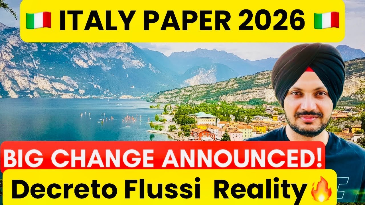 🇮🇹 Italy Paper 2026 &mdash; BIG CHANGE Announced! 🔥 | Decreto Flussi Reality