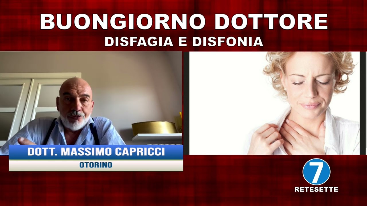 Buongiorno Dottore del 28 luglio 2022 - Disfagia e disfonia