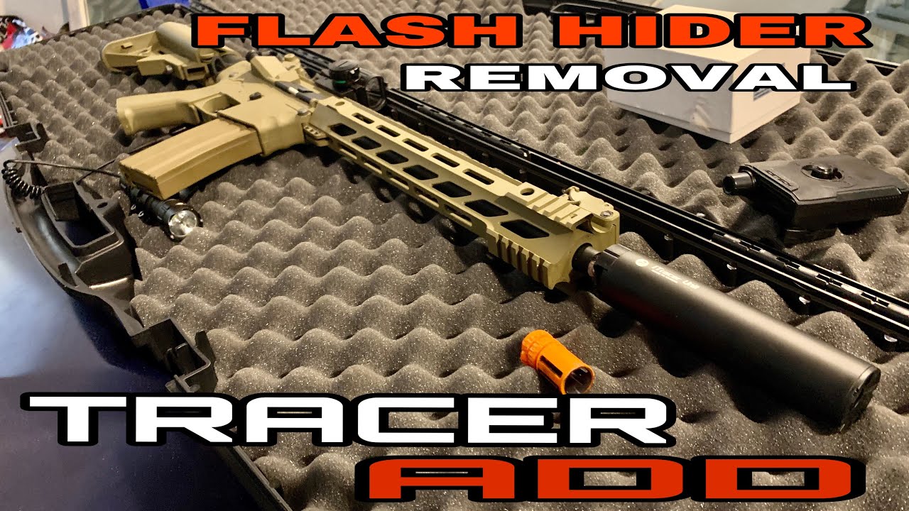 Lancer Tactical SPR Flash Hider Removal And Tracer