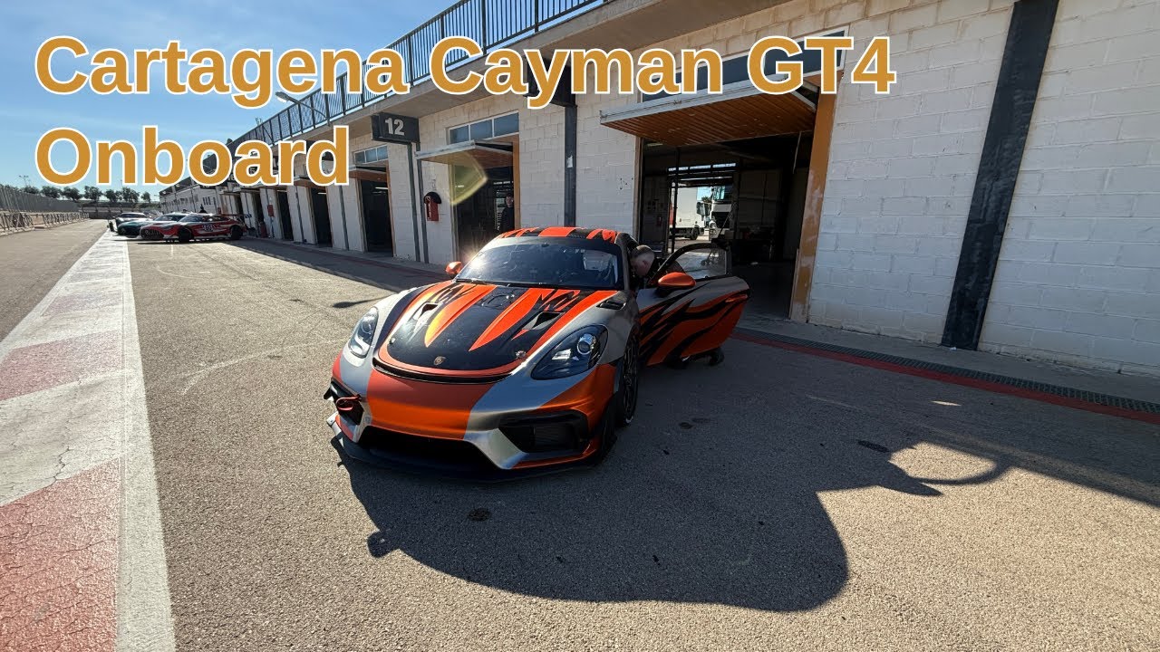 Onboard - Porsche Cayman GT4 - Cartagena