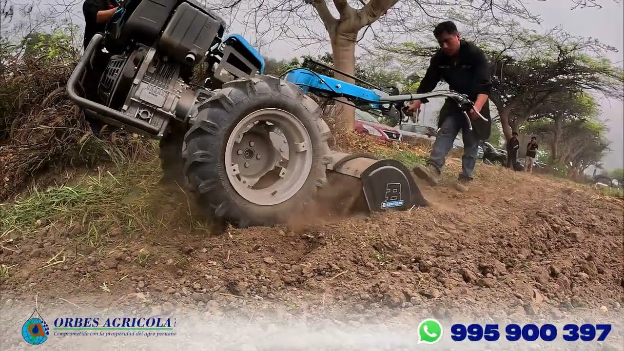 Uso y manejo del motocultor Bertolini | Universidad Agraria La Molina