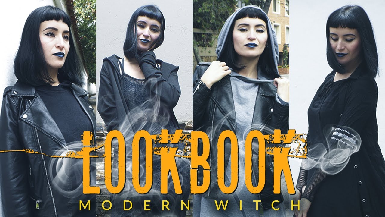 4 OUTFITS AL ESTILO DE BRUJA MODERNA ¡Cópialos! 🕷 Street Style LOOKBOOK | AngieRomeroDIY