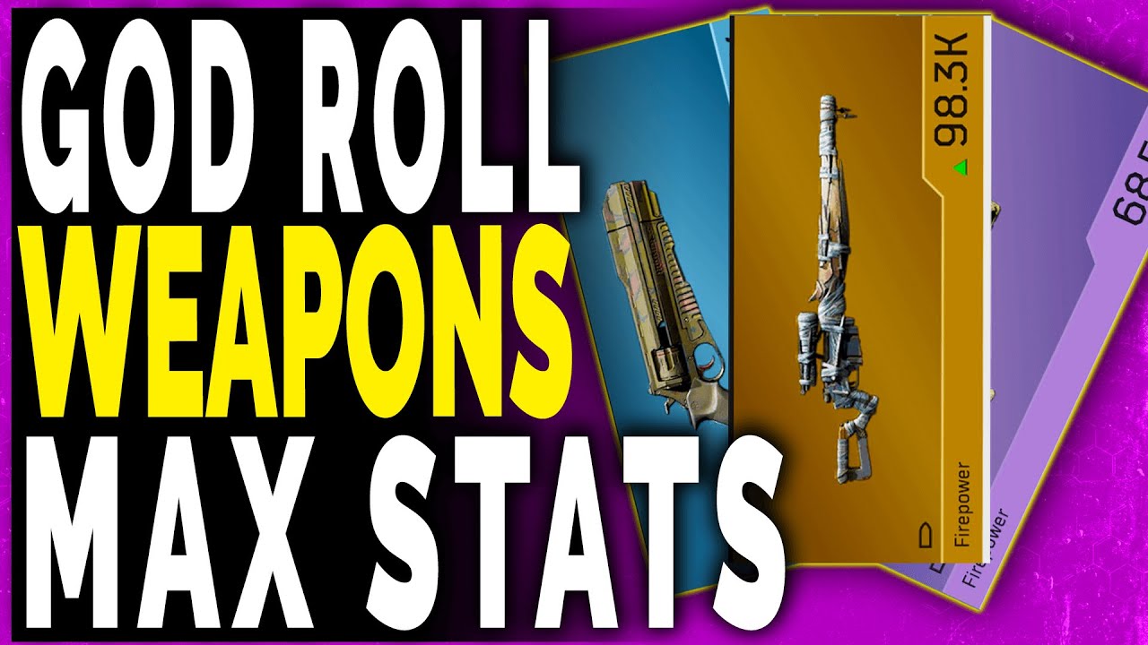 Outriders GOD ROLL WEAPONS Max Weapon ROLLS - Weapon: GOOD OR TRASH?