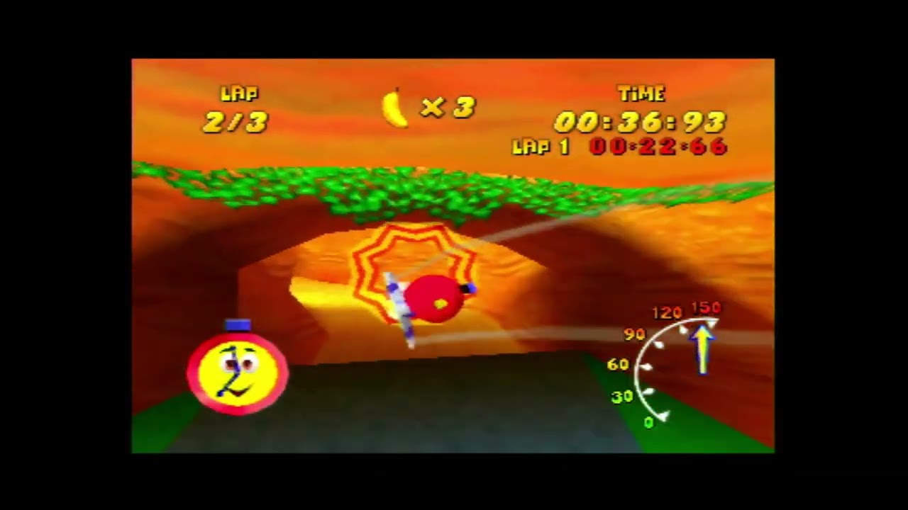 PD4FR -- Diddy Kong Racing (N64) -- Fossil Canyon (Plane, Standard) in 1:02.40