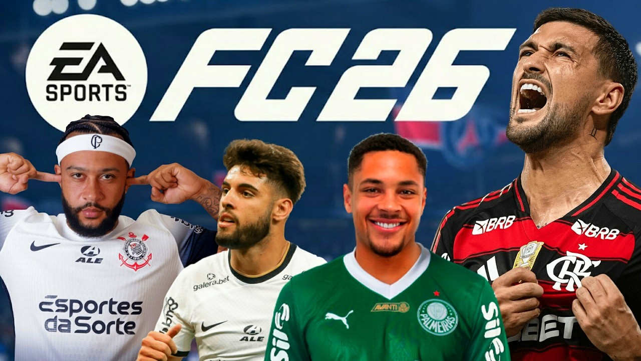 OS TIMES BRASILEIROS CHEGARAM NO FC 26...