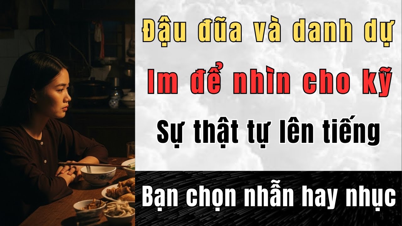 Đĩa đậu đũa giữa mâm và bí mật tiền chợ: mẹ chồng dạy tôi ranh giới giữa nhẫn nhịn và nhu nhược