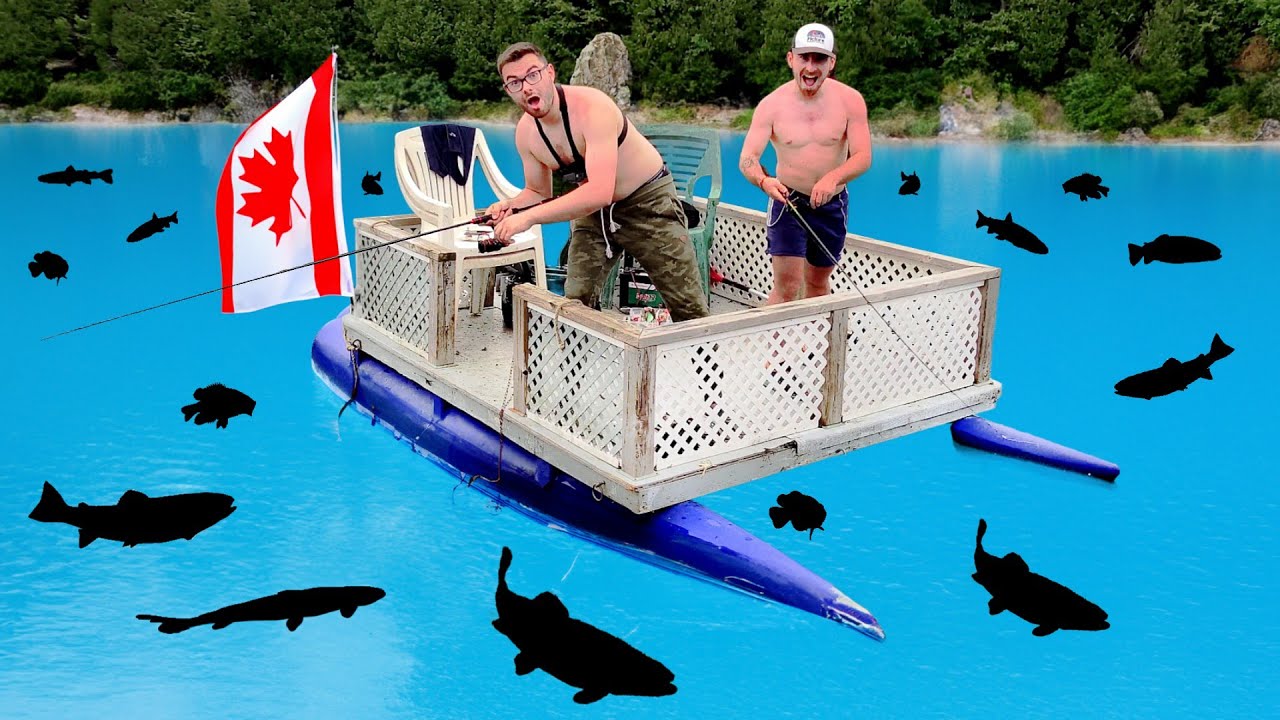 WE FISH IN A LAKE FILLED WITH FISH IN CANADA! (Trout, Crappie, Black Bass)