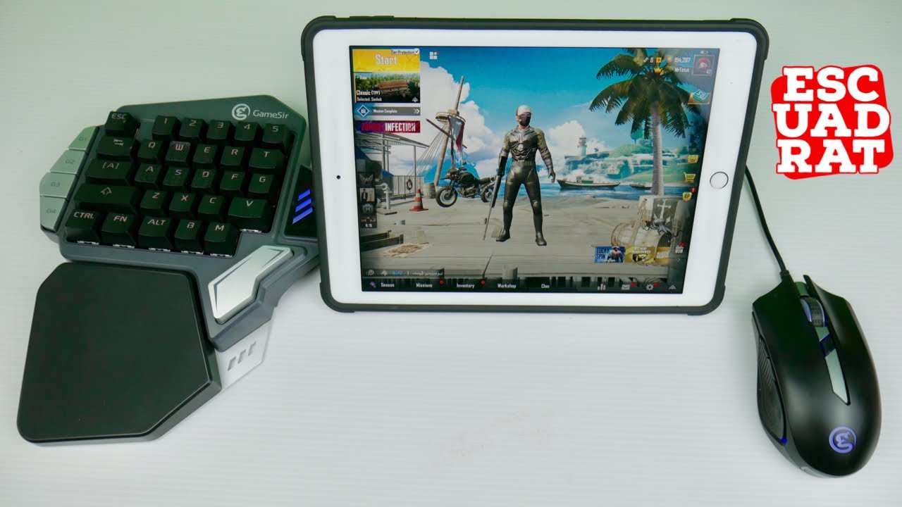 Mouse & Keyboard Pubg Mobile indonesia, Main pakai Gamezir Z1 di iOs device iPhone/iPad