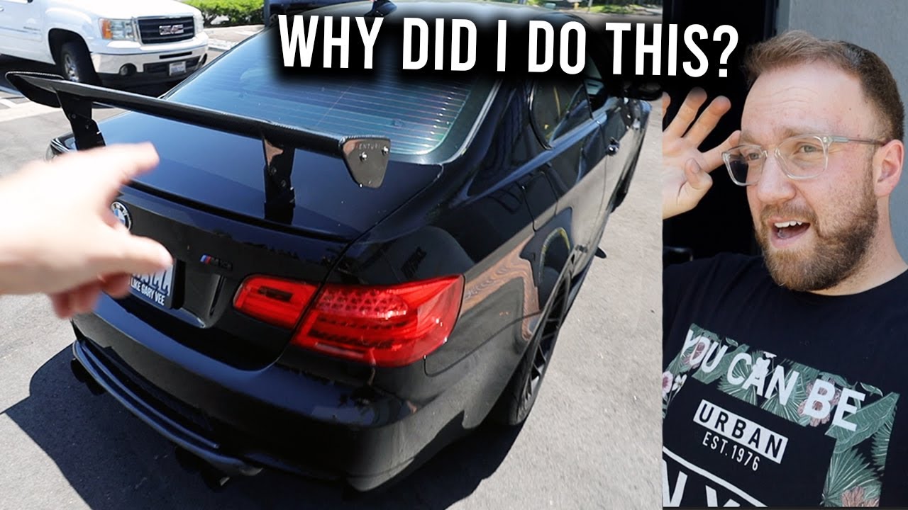 I'm a bit embarrassed about my BMW...