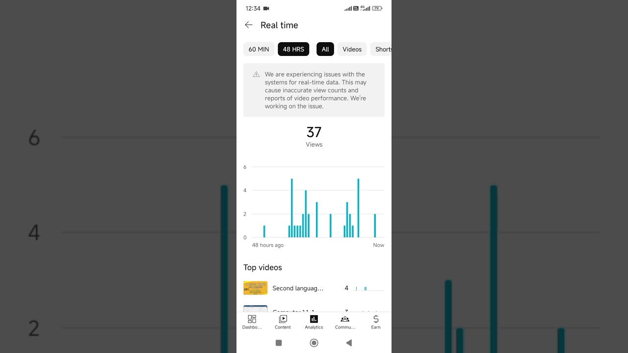 YouTube Studio Realtime Data Not Working? Here&rsquo;s What&rsquo;s Happening || Sir Jamshaid Technology