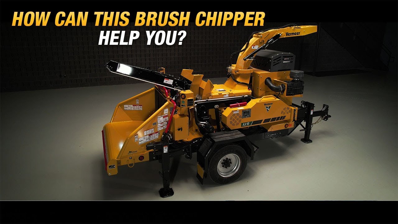 How the AX17 brush chipper tackles common jobsite challenges
