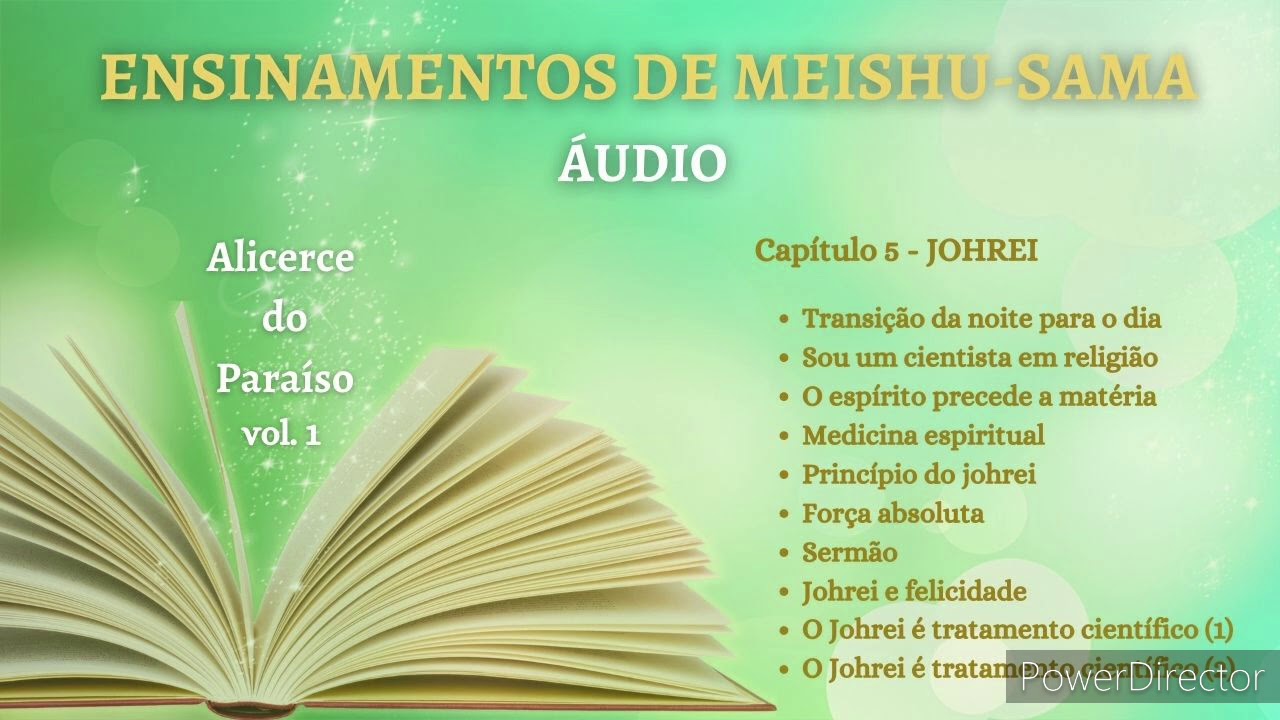 Áudio Ensinamentos de Meishu-Sama - Alicerce do Paraíso Vol. 1 - Capítulo 5