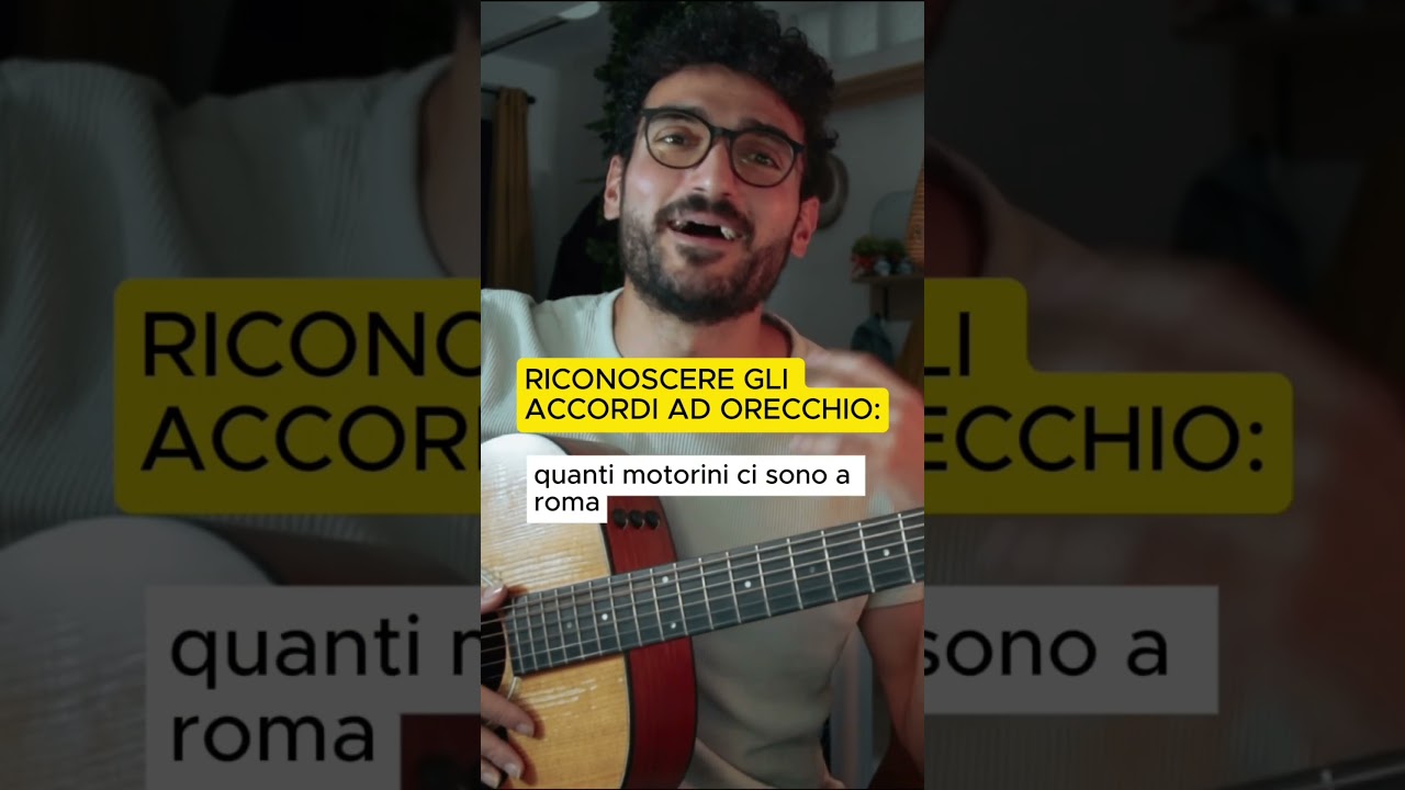 RICONOSCERE GLI ACCORDI AD ORECCHIO- IL METODO SEMPLICE  #musica  #chitarra