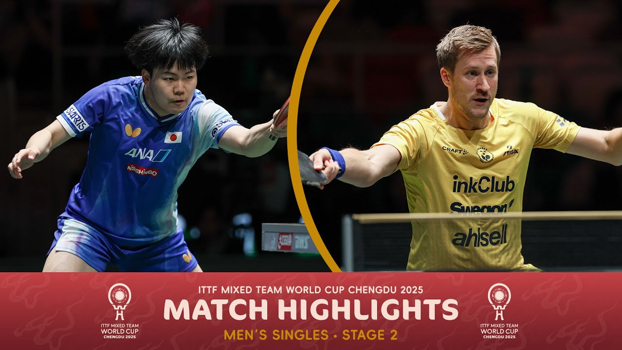 Sora Matsushima vs Mattias Falck | ITTF Mixed Team World Cup 2025 (Stage 2)