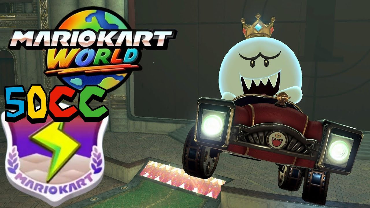 Mario Kart World - Walkthrough Part 7 - Lightning Cup Grand Prix 50cc!