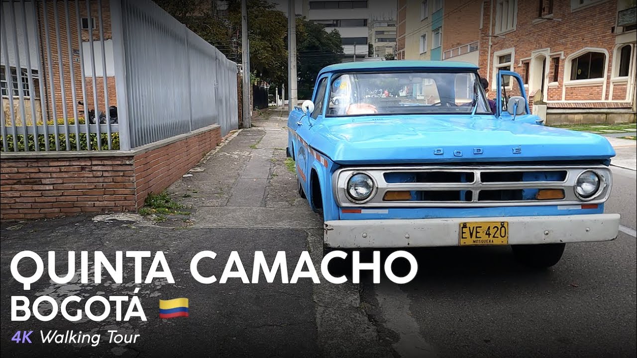A walk through QUINTA CAMACHO 🇨🇴 Bogotá, Colombia【4K Walking Tour】