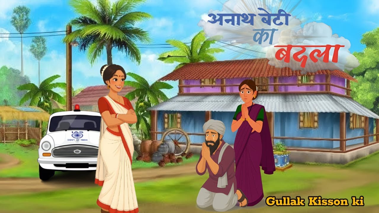 अनाथ बेटी का बदला | Hindi Moral Story | Cartoon Kahaniya | Emotional Cartoon Story