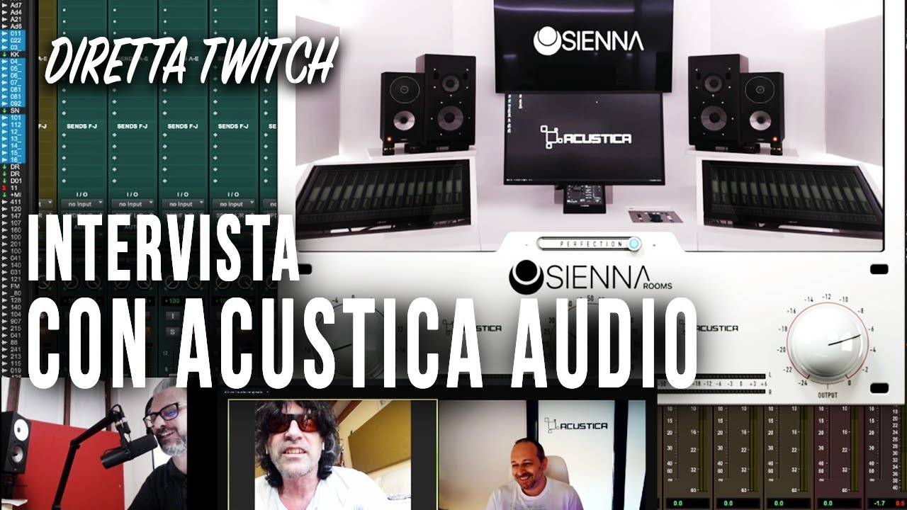 Intervista live con Giancarlo Del Sordo di Acustica Audio - Diretta Twitch 29-03-2021