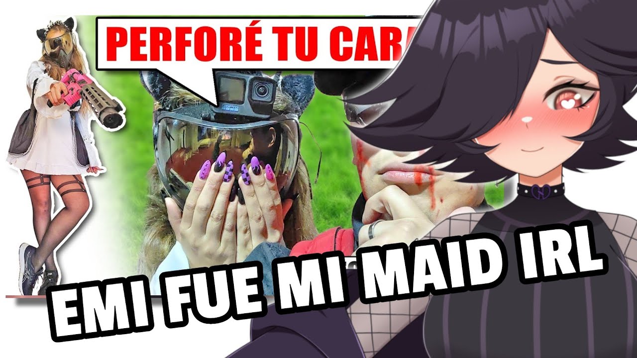 EMIKUKIS me PERFORÓ la CARA❗️😱 SI PIERDE hará TODO LO QUE DIGA 😈 Emikukis MAID IRL - Karma REACCIONA