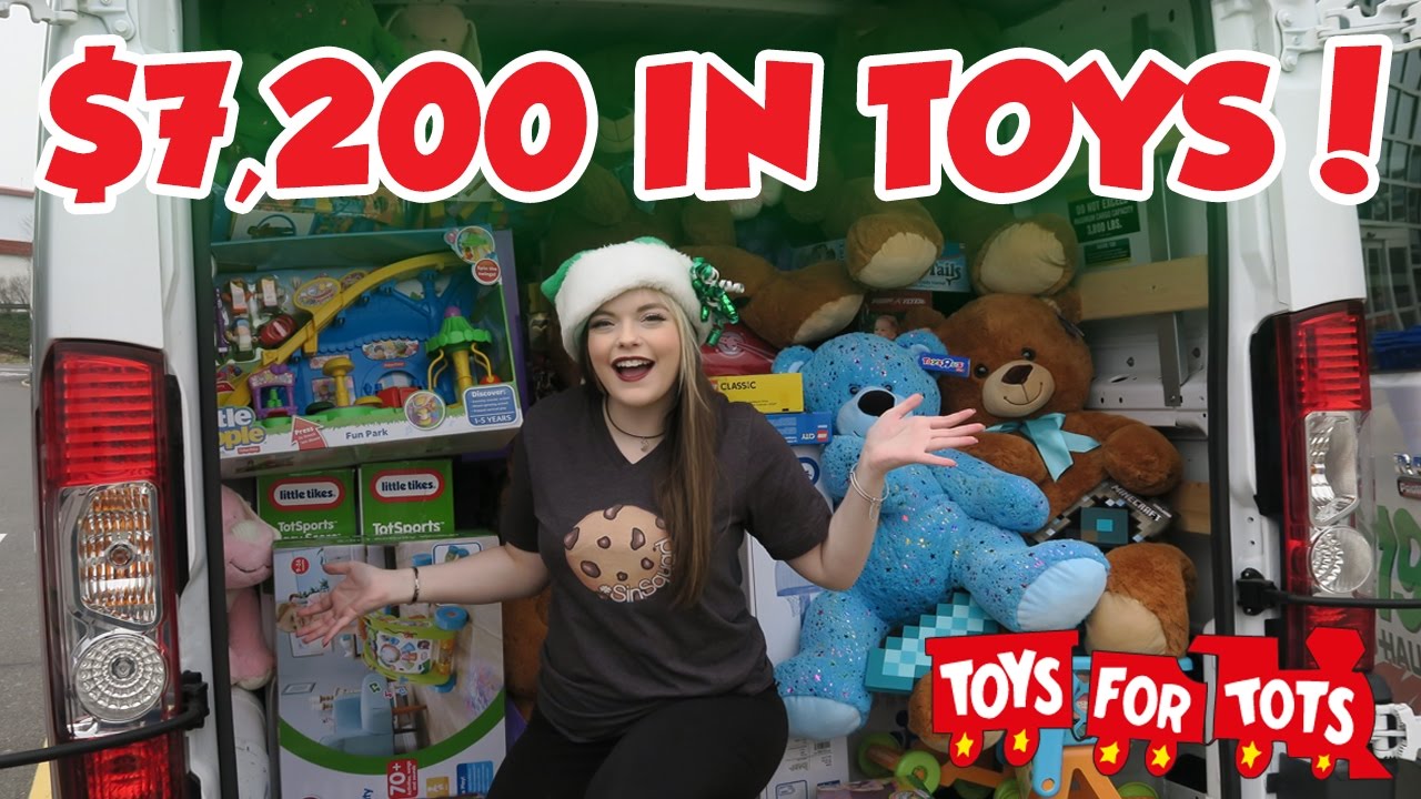 $7,200 Raised & Spent On Toys! | Toys For Tots Shopping